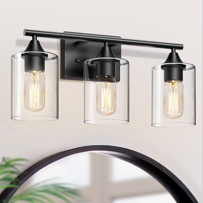 3-Light Matte Bathroom Vanity Wall Light, photo 4 of 10