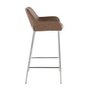 Daniella - Contemporary Fixed Height Barstool (Set of 2) by HouseOfZazla
