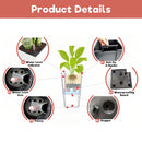 30 in Tall Large Flower Pot Planter with Self-Watering Drainage Holes