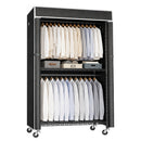 Freestanding Garment Rack with Dust Cover