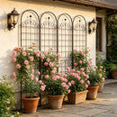 Metal Garden Trellis For Climbing Plants Outdoor Rustproof Plant Support Rose Trellis Netting Trellis by Unique Piece Furniture