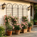 Metal Garden Trellis For Climbing Plants Outdoor Rustproof Plant Support Rose Trellis Netting Trellis by Unique Piece Furniture