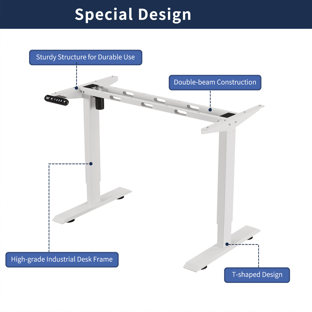55"×24" Light Electric Standing Desk, photo 8 of 10