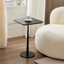 Modern Square Coffee Table And Computer Desk - Black / Gold