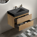 Alice Natural Oak Bathroom Vanity With Sink by HouseOfZazla