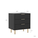 Nightstand with Charging Station and Night Light