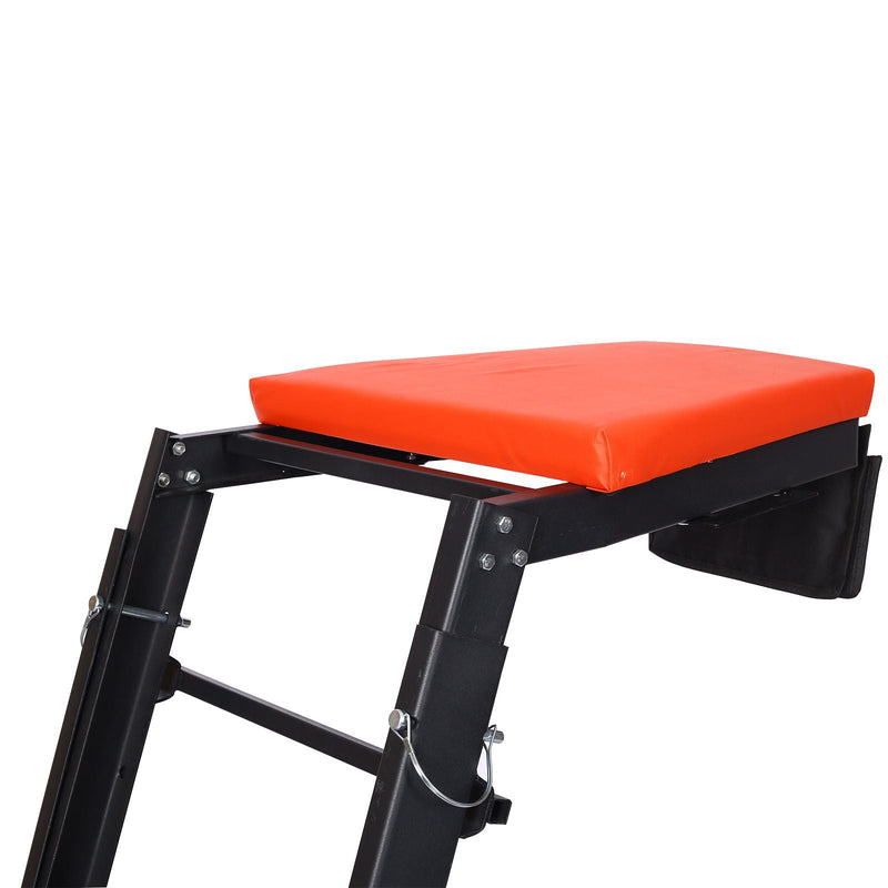 Heavy Duty Foldable Rolling Engine Top Creeper With Padded Deck And Locking Casters - Black, photo 5 of 8