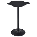 Keanu Curved 29-inch Cloud-Shaped Bistro Bar Table Black