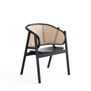 Versailles - Accent Armchair - Black / Natural by HouseOfZazla