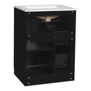 Bathroom Vanity With Under Mount Sink, 2 Drawers And Soft Closing Door by HouseOfZazla