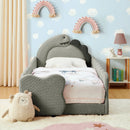 Cute Dinosaur Shaped Bed With Safety Guardrail, Toddler Frame by Unique Piece Furniture