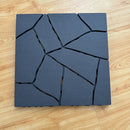 Stone Style Patio Deck Tiles For Porch (Set of 44) - Gray by HouseOfZazla