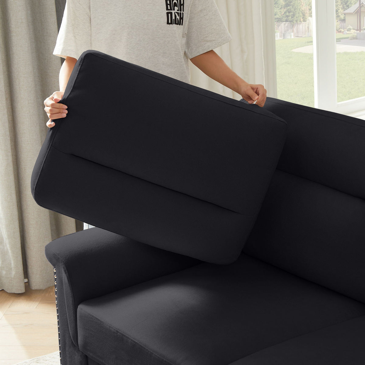 3 Seater Elegant Stationary Sofa, photo 21 of 35