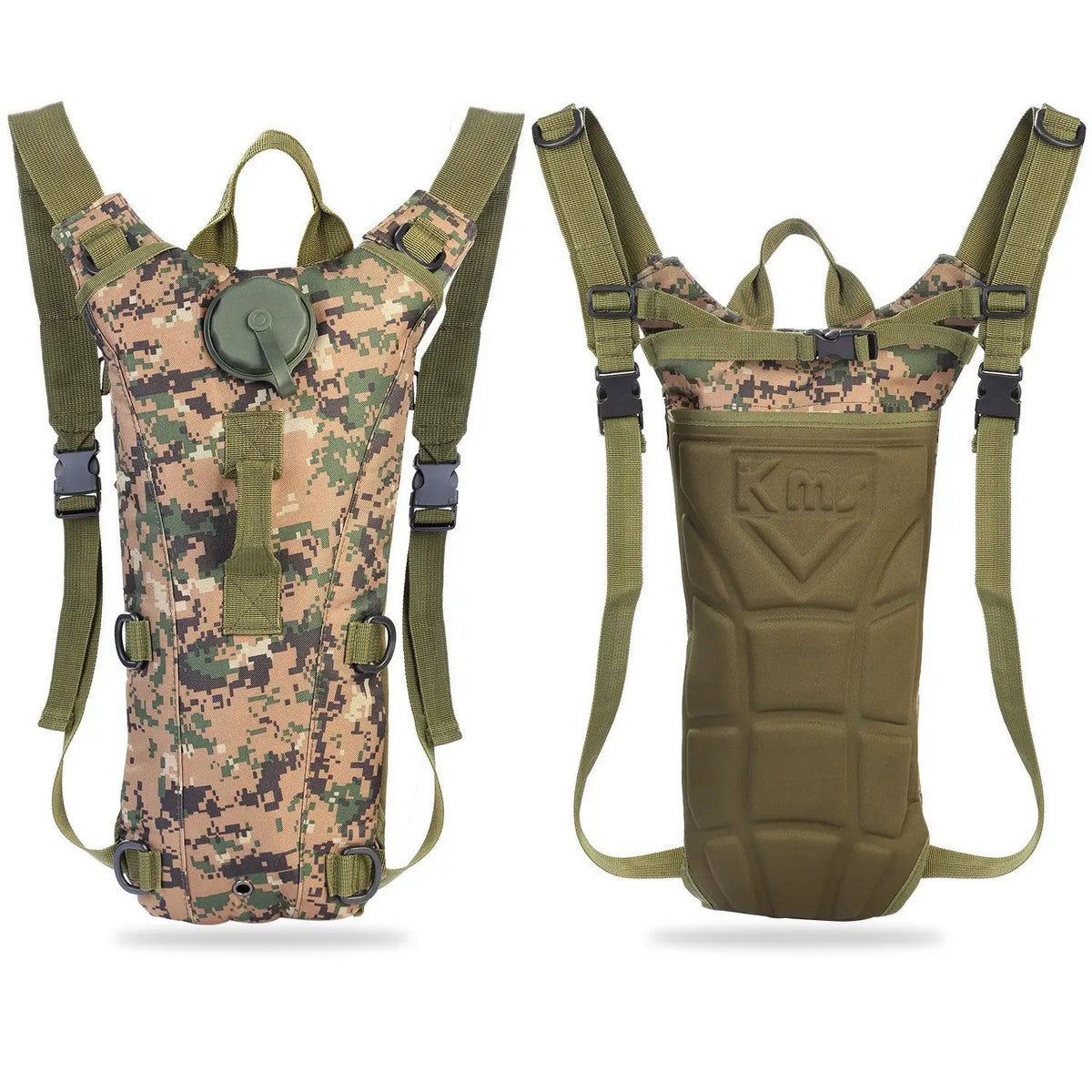 iMounTEK Tactical Hydration Pack 3L Water Bladder Adjustable Water Drink Backpack for Hiking Cycling Climbing Running, photo 2 of 14