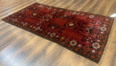 Afghan Rug 3x7, Balouch Carpet, Tribal Rug, Red, New