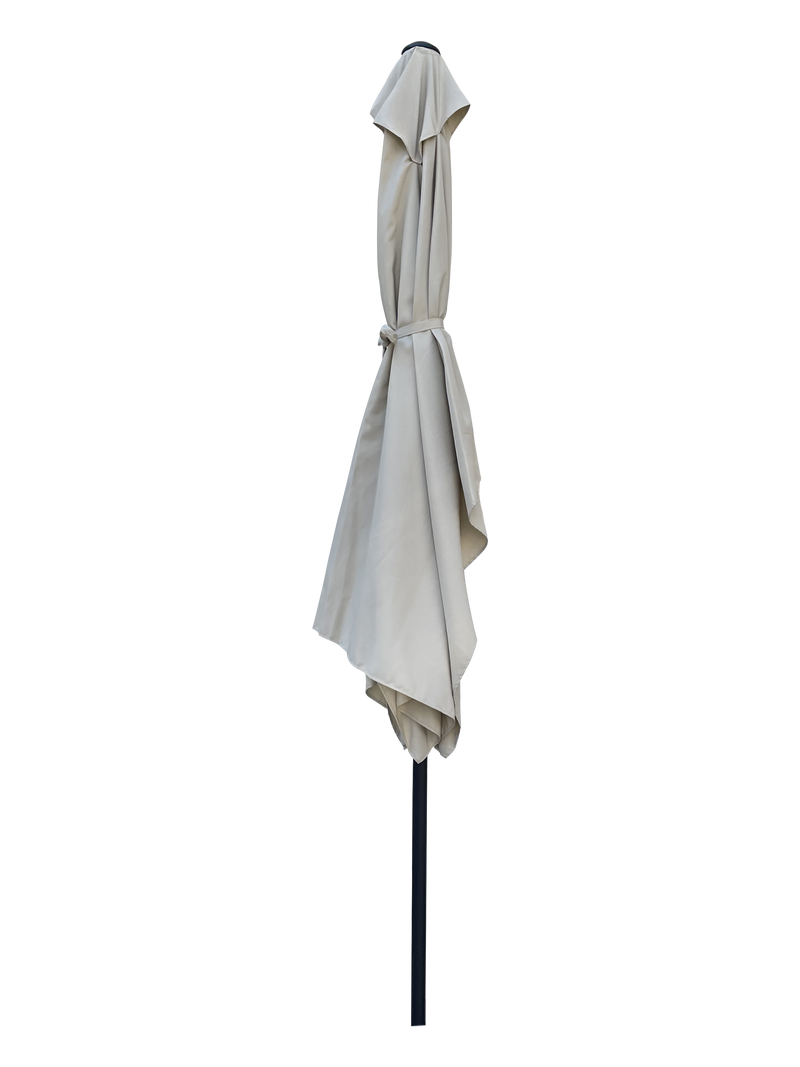 6 x 9ft Patio Umbrella Outdoor Waterproof Umbrella with Crank and Push Button Tilt without flap for Garden Backyard Pool Swimming Pool Market