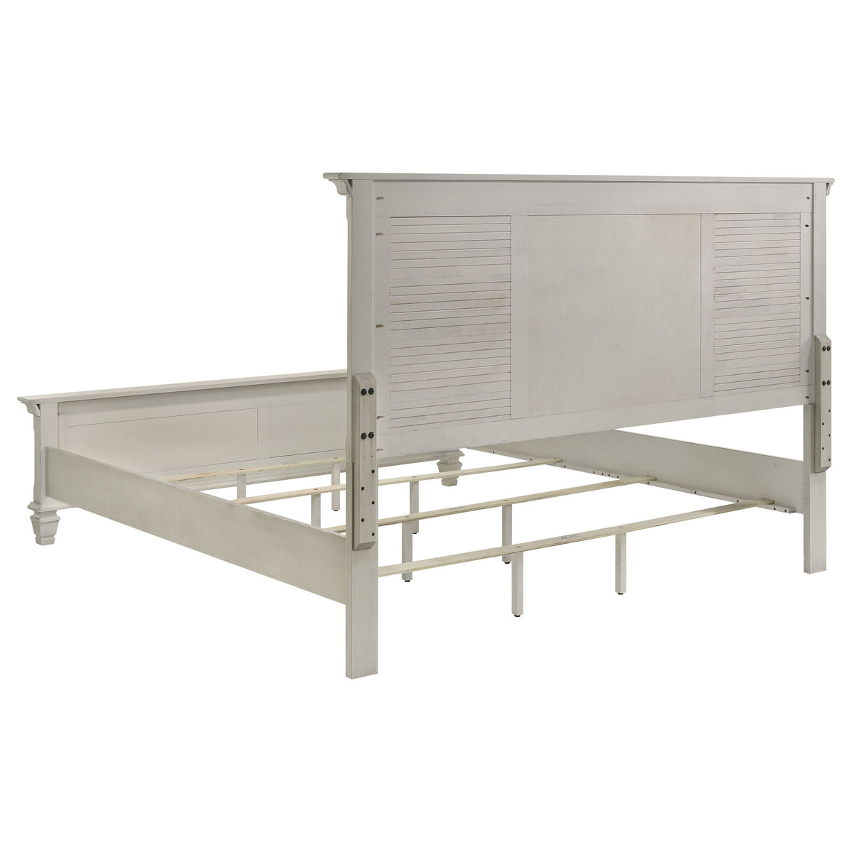 Franco 5-piece Eastern King Bedroom Set Distressed White, photo 4 of 7