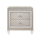Cross - Glam Nightstand - Champagne