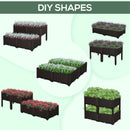 Outsunny 4 Piece Raised Garden Bed with Legs