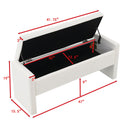 Modern Upholstered Large Bed End Bench With Storage by HouseOfZazla