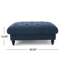 Madrid Tufted Ottoman Footrest by HouseOfZazla