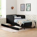 Upholstered Platform Bed Frame With 2 Storage Drawers And Adjustable Sofa Bed by HouseOfZazla