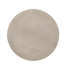 Outdoor Lightweight Concrete Side Table, Light Gray by HouseOfZazla