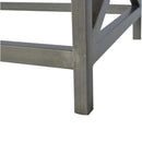 Cross Metal Coffee Table - Pewter by HouseOfZazla
