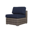 Wicker Seating Group Set With Table And Cushions by Unique Piece Furniture