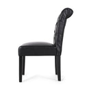 Broxton Tuft Dining Rolltop Chairs With Button Tufted Backrest (Set of 2) by HouseOfZazla