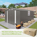 Outdoor Storage Shed With Lockable Doors by HouseOfZazla