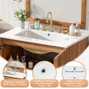 Traditional Bathroom Vanity With Ceramic Sink by HouseOfZazla