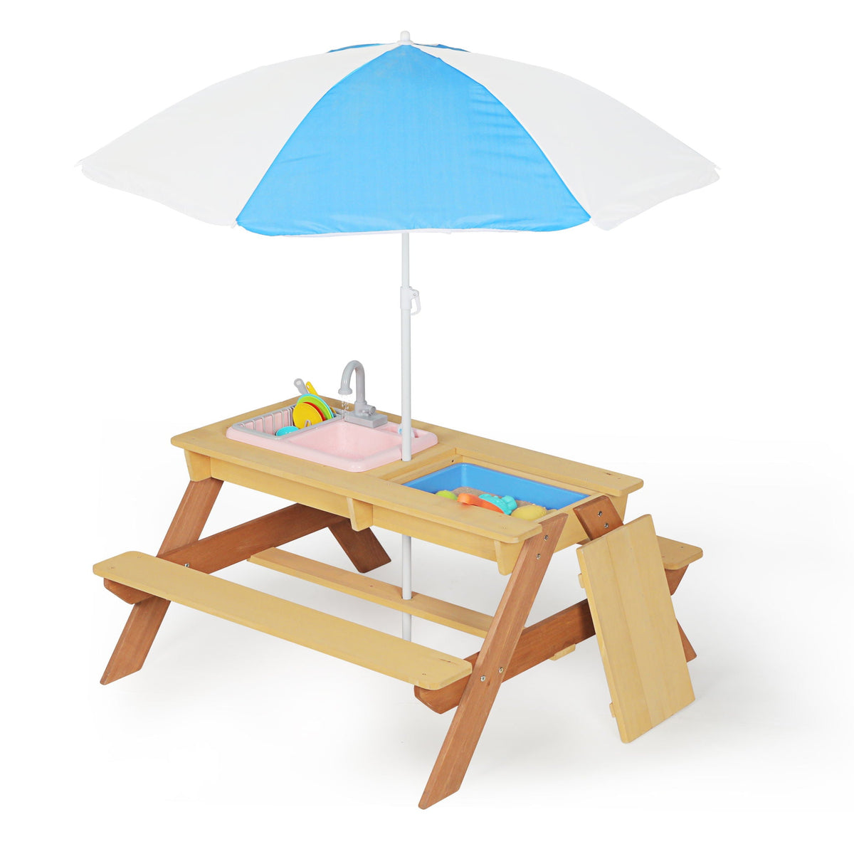 Kids Picnic Table With Sand and Water Table Conversion, photo 2 of 31