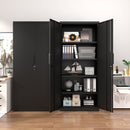 2 Door File Cabinet With Lock, 4 Adjustable Shelves, Heavy-Duty by HouseOfZazla