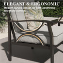 All-Weather Armchairs With Cushions, Modern Sculptural Design (Set of 2) by HouseOfZazla
