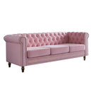 Chesterfield - Sofa 84.65" For Living Room by HouseOfZazla