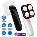 Body Shaping Machine Cordless Cellulite Massager Skin Tightening Device with 3 Modes 10 Levels Heating Function 15Mins Auto-off for Belly Waist Butt A