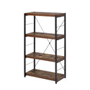 Bob - Bookshelf - Weathered Oak / Black by Unique Piece Furniture