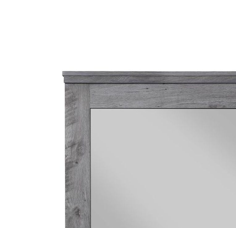 Vidalia - Rustic Mirror - Gray / Oak, photo 4 of 5