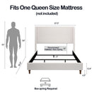 Hayden - Upholstered Wingback Bed With Tall Headboard by HouseOfZazla