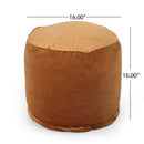 Shimon - Cylinder Pouf Ottoman And Floor Cushion