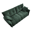 Modern Sofa & Pillows, Textured Cover, High Rebound Cushions by HouseOfZazla
