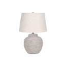 Lighting, Table Lamp, Concrete, Modern - Cream