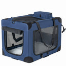 40'' Soft Dog Crates Kennel with 3 Doors and Fleece Mat by HouseOfZazla