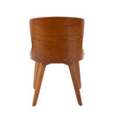 Bocello - Mid-Century Chair - Walnut / Black by HouseOfZazla