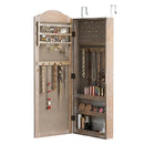Wall/Door Mounted Jewelry Armoire Cabinet with Mirror by LJGDeals