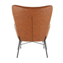 Izzy - Industrial Lounge Chair & Ottoman Set by HouseOfZazla