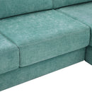L-Shaped Modular Sofa With Double Layer Cushion by HouseOfZazla