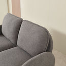 Loveseat Sofa Small Couch For Living Room, Sherpa Fabric Upholstered Loveseat Sofa Couch, Small Loveseat Sofa For Apartment, Bedroom by HouseOfZazla