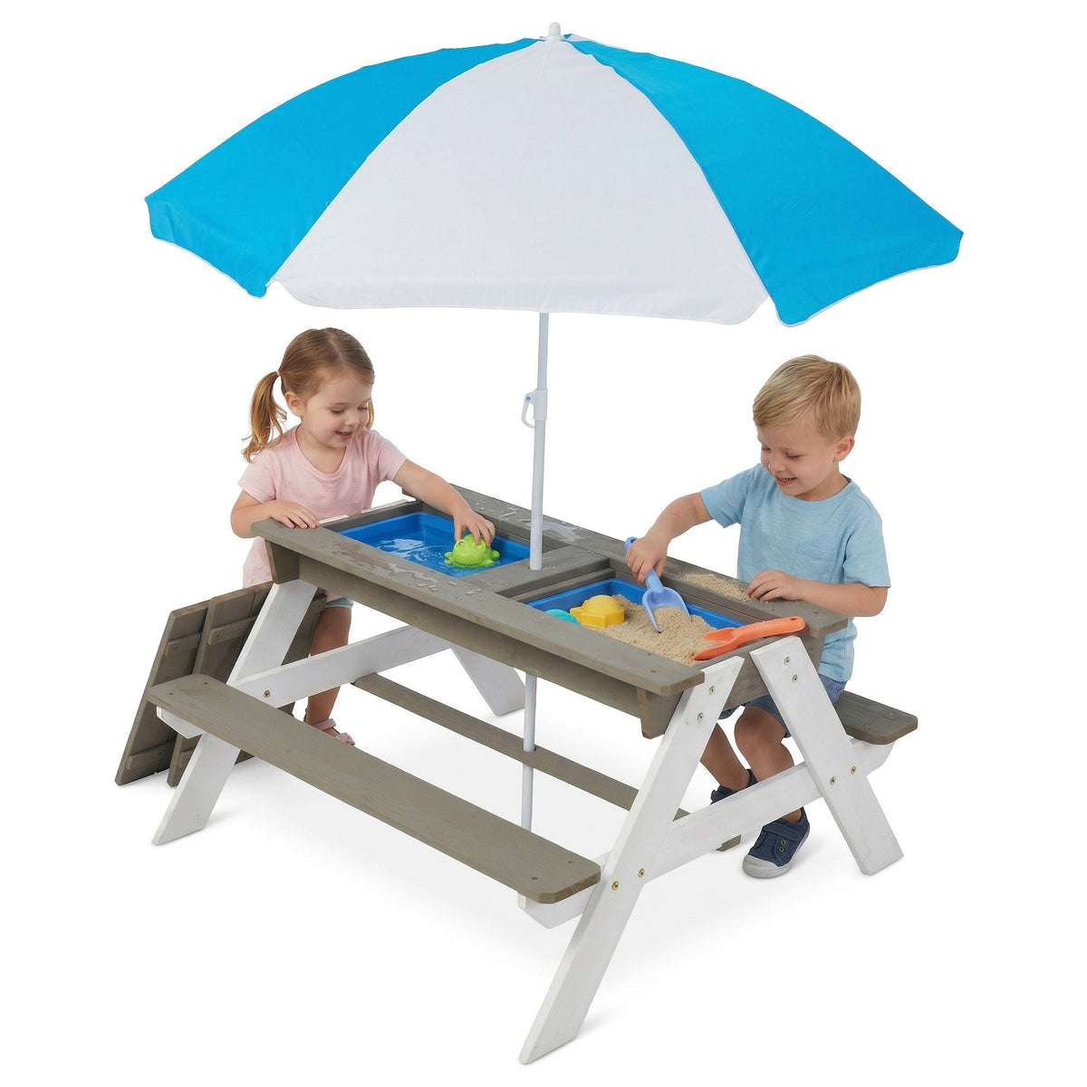 Kids Picnic Table With Sand and Water Table Conversion, photo 21 of 31
